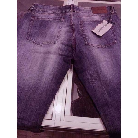 Jeans uomo Angel Devil elasticizzato con rotture frontali