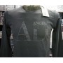 T-shirt uomo Angel Devil manica lunga a girocollo in cotone con logo di borchiette