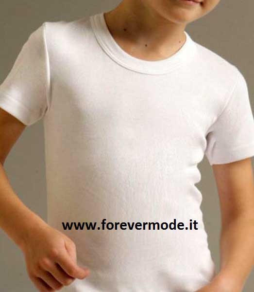 Maglie bambino Liabel o FDB manica corta a girocollo in caldo