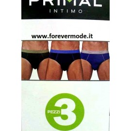 3 Slip uomo Primal in cotone con bande ed elastico loggato 2