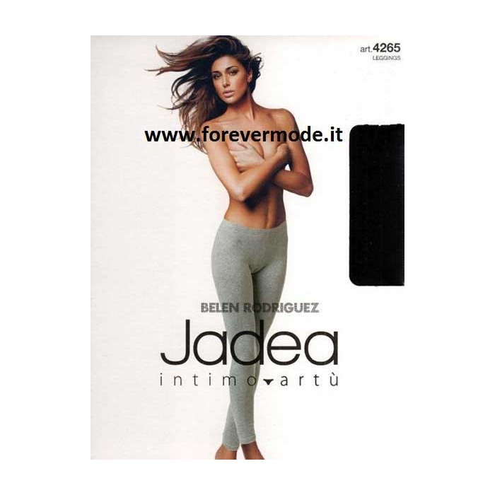 Leggings donna Jadea lungo in leggero cotone elasticizzato liscio estivo