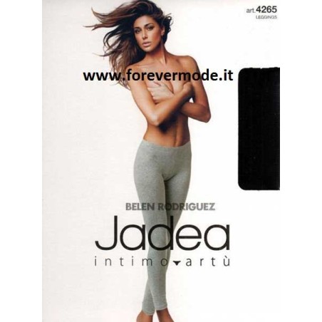Leggings donna Jadea lungo in leggero cotone elasticizzato liscio estivo