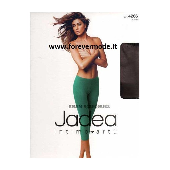 Pantacapri donna Jadea corto al polpaccio in cotone elasticizzato liscio estivo