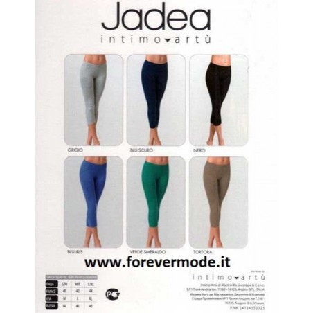 Pantacapri donna Jadea corto al polpaccio in cotone elasticizzato liscio estivo
