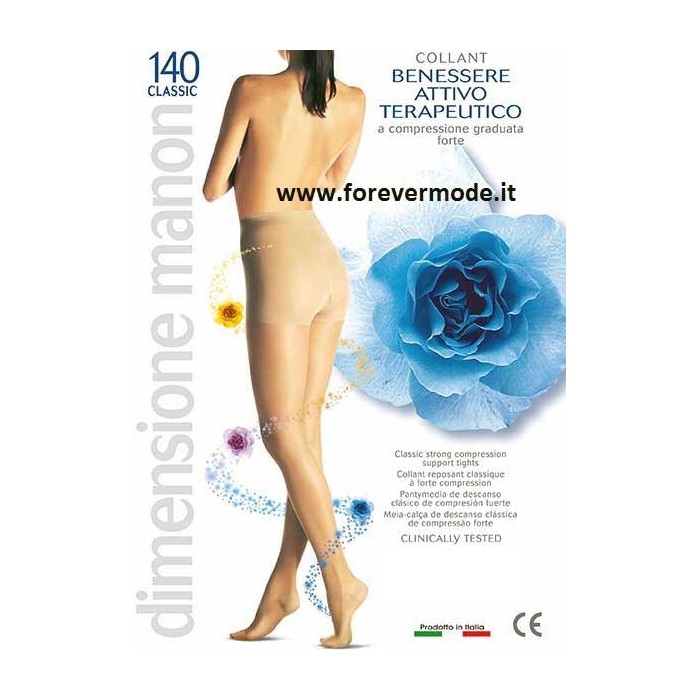 Collant donna Manon 140 ideale per varici e gonfiori, mmhg 18-22
