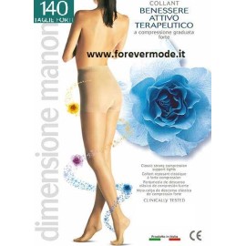 Collant donna Manon 140 Taglie Forti calibrato, mmhg 18-22