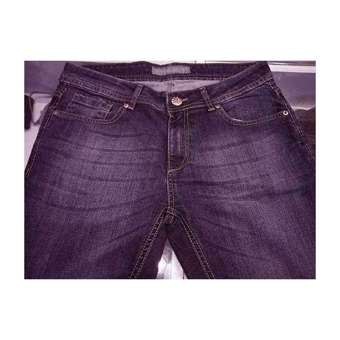 Jeans uomo Angel Devil elasticizzato con sbiaditure fronte retro