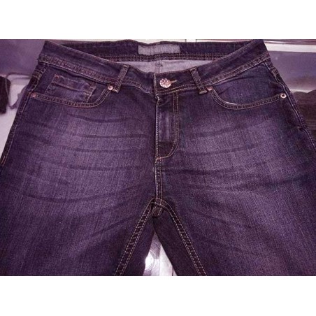 Jeans uomo Angel Devil elasticizzato con sbiaditure fronte retro