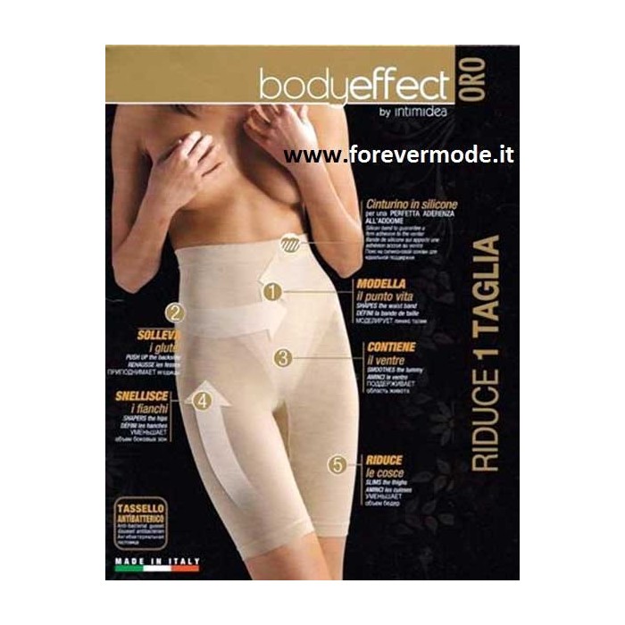 Guaina donna Intimidea con gamba lunga Body Effect meno 1 taglia