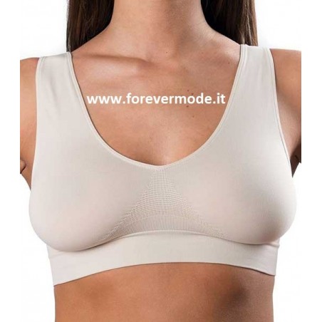 Brassiere donna C&C anatomica senza cuciture a spalla larga