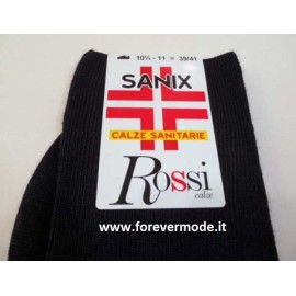 6 Calze uomo Rossi Sanix corte Sanitarie in caldo misto lana 2