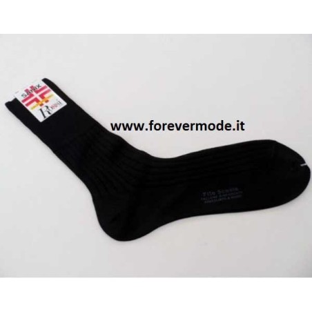 6 Calze uomo Rossi Sanix corte Sanitarie in fresco filoscozia