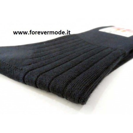 6 Calze uomo Rossi Sanix lunghe Sanitarie in caldo misto lana