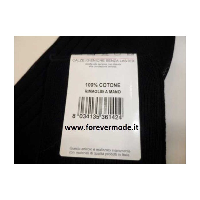 6 Calze uomo Rossi Sanix lunghe Sanitarie in fresco filoscozia