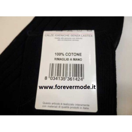 6 Calze uomo Rossi Sanix lunghe Sanitarie in fresco filoscozia