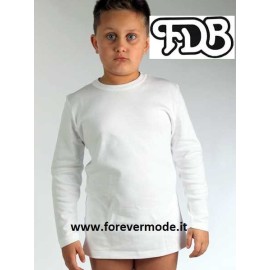 Maglia bambino FDB a manica lunga in caldo jersey di cotone