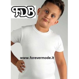 Maglia bambino FDB a manica corta in caldo jersey di cotone