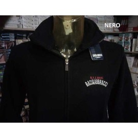 Felpa uomo Baci & Abbracci con piccolo logo ricamato e tasche 2