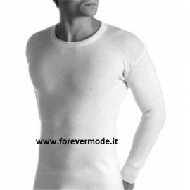 T-Shirt uomo Alpina manica lunga a girocollo in caldo misto lana 2