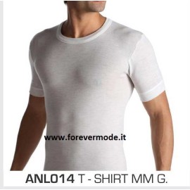 T-Shirt uomo Alpina manica corta a girocollo in caldo misto lana 2