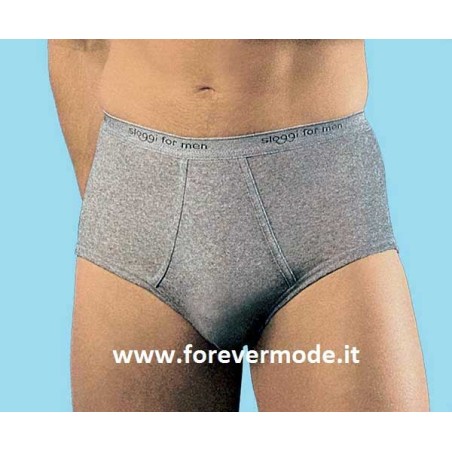 2 Slip da uomo Sloggi Basic Maxi in morbido cotone elasticizzato con apertura
