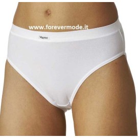 3 Slip donna Vajolet midi in cotone con elastico interno