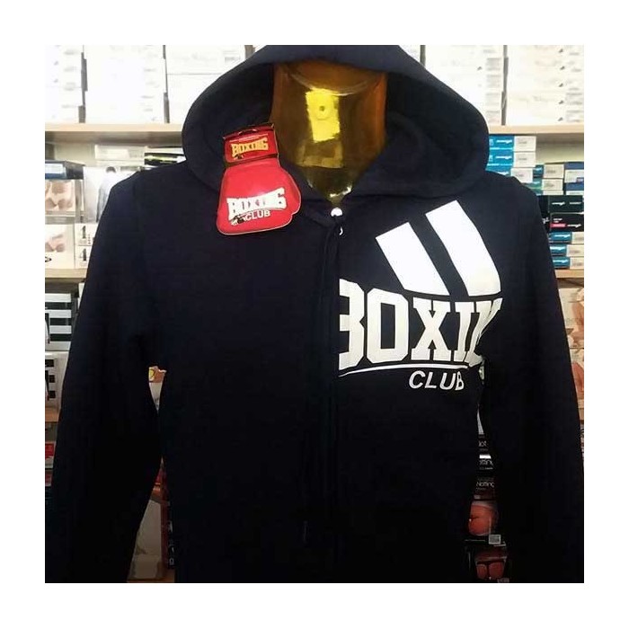 Felpa uomo Boxing Club con logo stampato e cappuccio