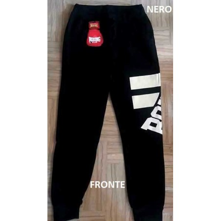 Pantalone tuta uomo Boxing con logo, elastico in vita e tasche