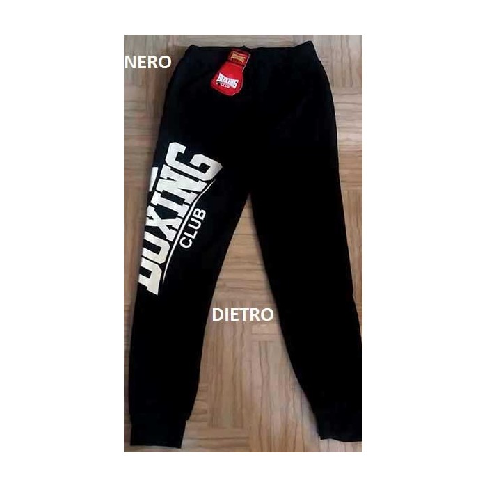 Pantalone tuta uomo Boxing con logo, elastico in vita e tasche