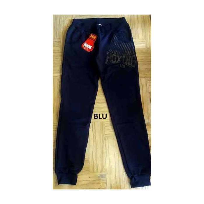 Pantalone tuta uomo Boxing con logo, elastico in vita e tasche