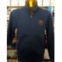 Felpa uomo Baci & Abbracci in cotone con logo ricamato e tasche