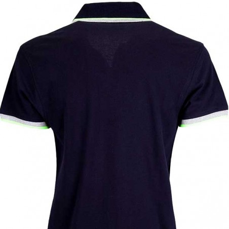 Polo uomo Baci & Abbracci con logo ricamato e stampato sul collo