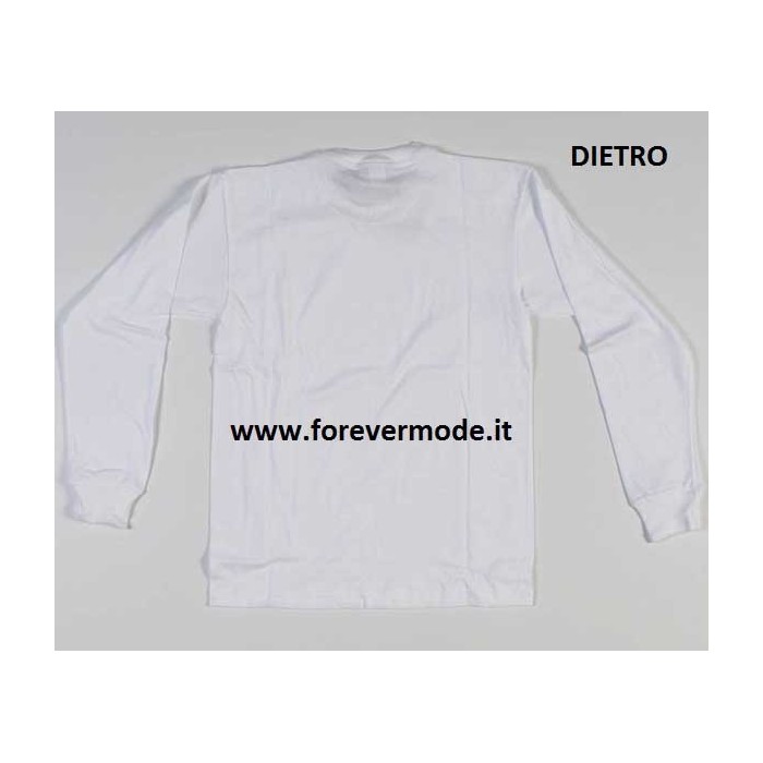 Maglia bambino Effepi manica lunga girocollo in cotone pettinato