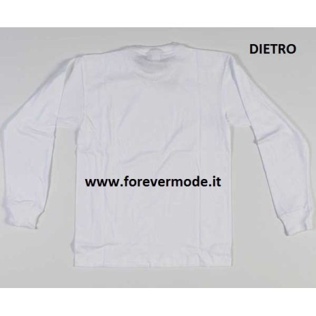 Maglia bambino Effepi manica lunga girocollo in cotone pettinato