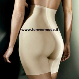 Guaina donna Gios in microfibra snellente a vita alta anti segno con gamba 2