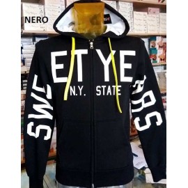 Felpa uomo Sweet Years con logo frontale e maniche con tasche