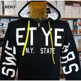 Felpa uomo Sweet Years con logo frontale e maniche con tasche 2