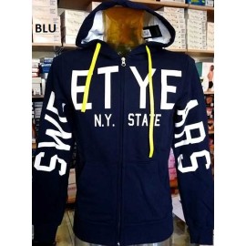 Felpa uomo Sweet Years con logo frontale e maniche con tasche