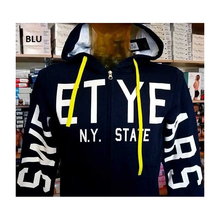 Felpa uomo Sweet Years con logo frontale e maniche con tasche