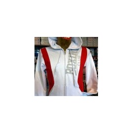 Felpa uomo BoxingClub con stampa logo, bande, tasche e cappuccio 2