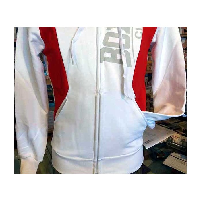 Felpa uomo BoxingClub con stampa logo, bande, tasche e cappuccio