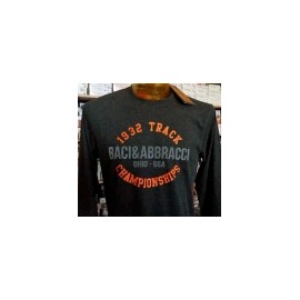 T-shirt uomo Baci & Abbracci manica lunga a girocollo in cotone con stampa logo 2