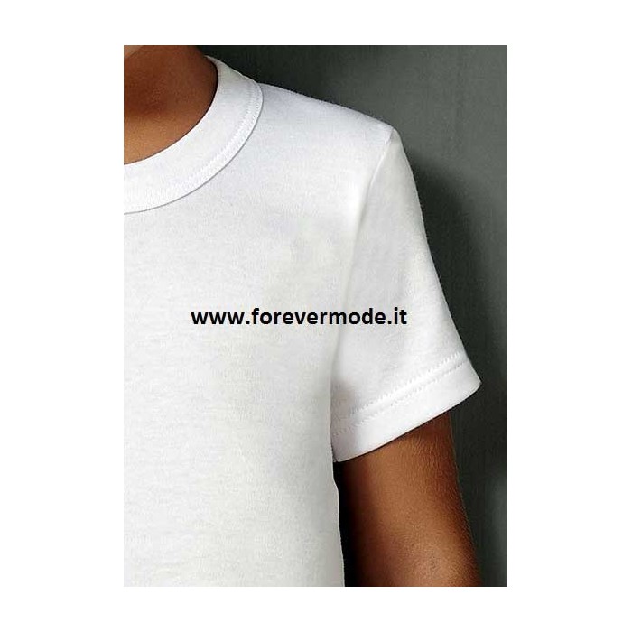 4 Maglie bambino Oltremare manica corta girocollo caldo cotone