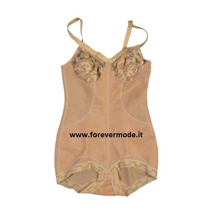 Body donna Rita modellatore altamente contenitivo con pizzo