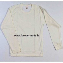 3 T-shirt uomo Mapom o Trevi manica lunga a girocollo in lana e cotone