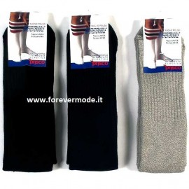 6 Paia Calze uomo Prisco corte in cotone spugna comfort