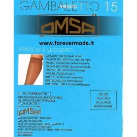 20 paia Calze gambaletti donna Omsa velato 15den, bordo comfort 2