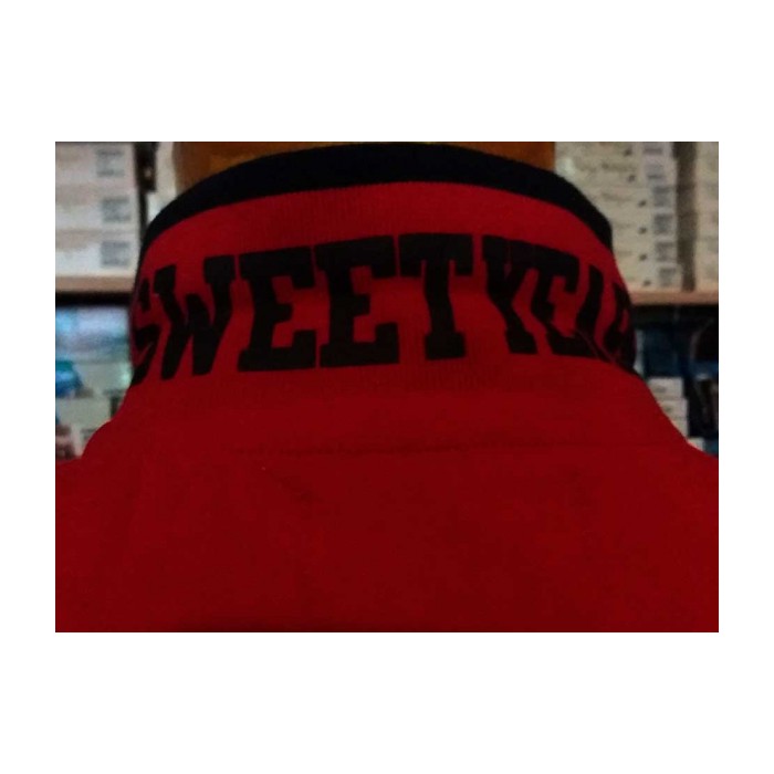 Polo uomo Sweet Years manica corta con logo e stampa sul collo