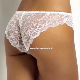 Slip donna SieLei della linea Pure Love in microfibra e pizzo elasticizzato