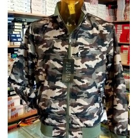 Giubbotto uomo Star mimetico 3 tasche, anti pioggia e vento